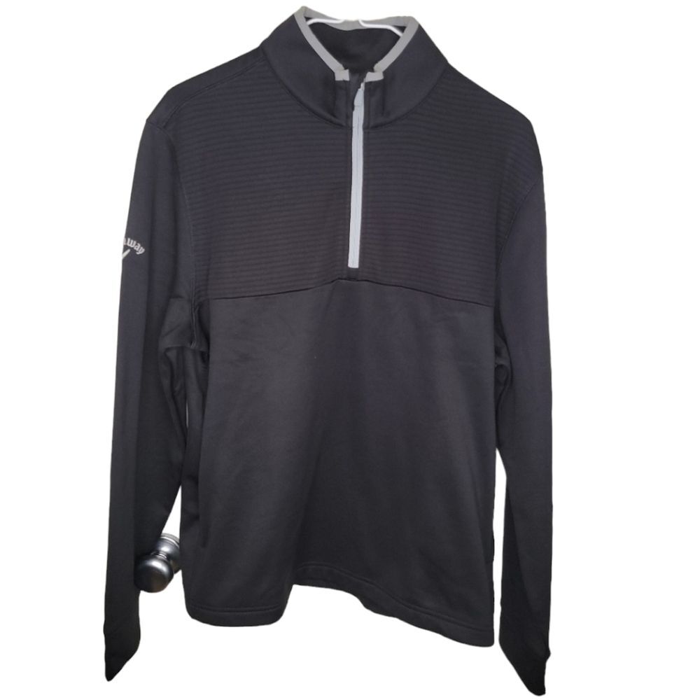 Callaway quarter zip men's weather series pullover small
